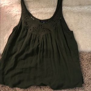 American Eagle Dark green Tank ** NEVER WORN**